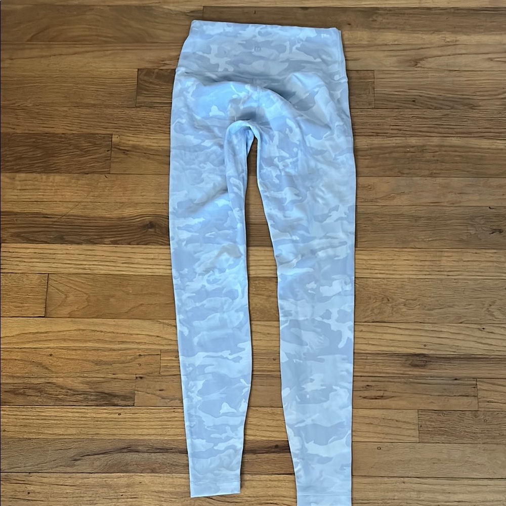 White Camouflage Leggings